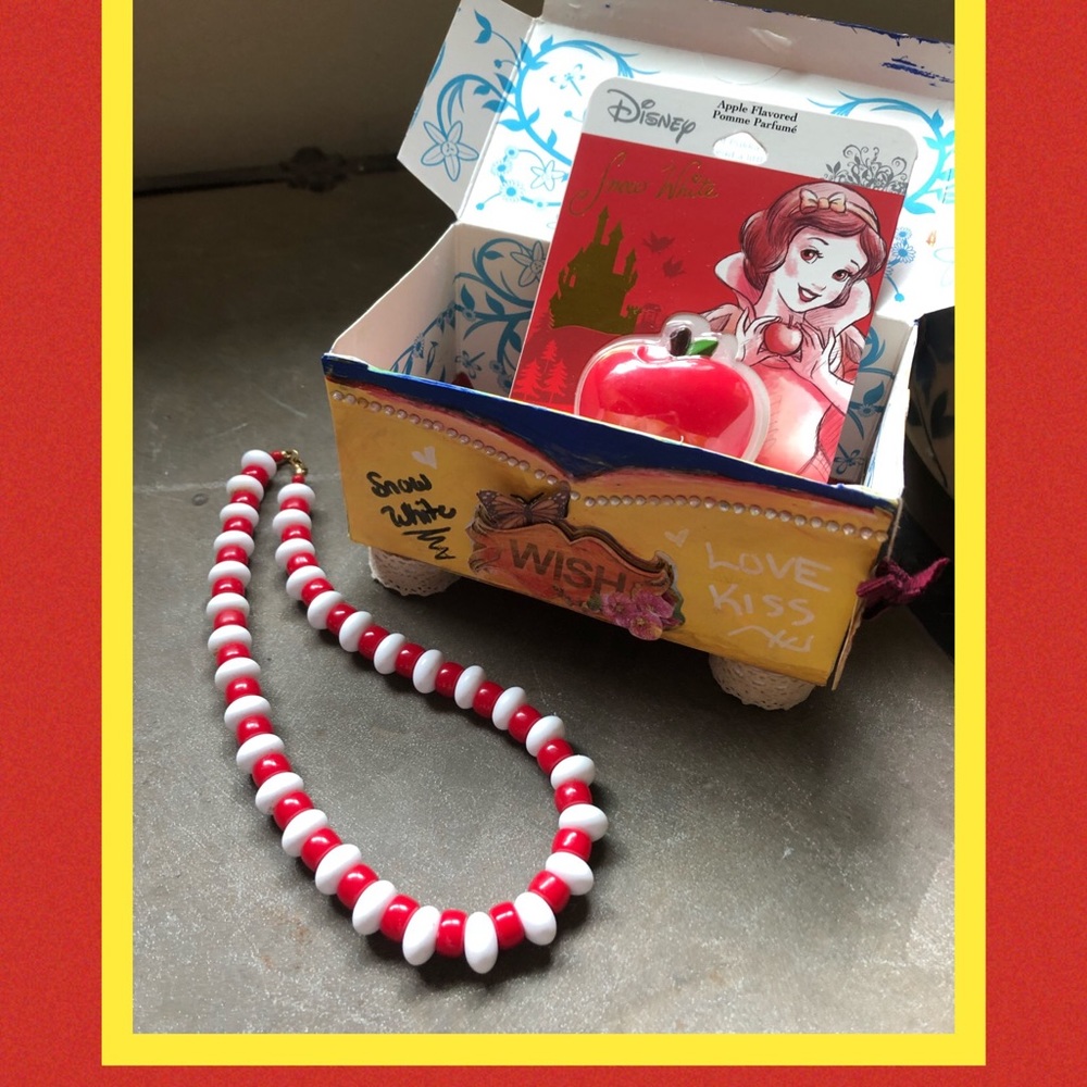 1 of a kind Handmade Snow White inspired treasure box jewelry box gift